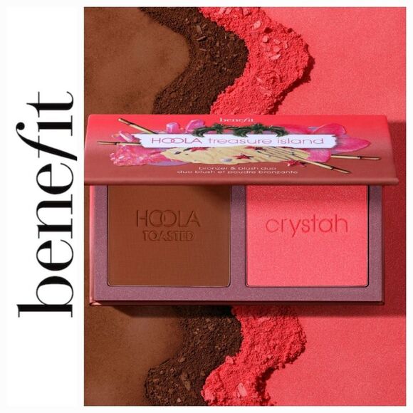 Benefit Hoola Treasure Island Duo Bronzer & Blush Set - Picture 1 of 11